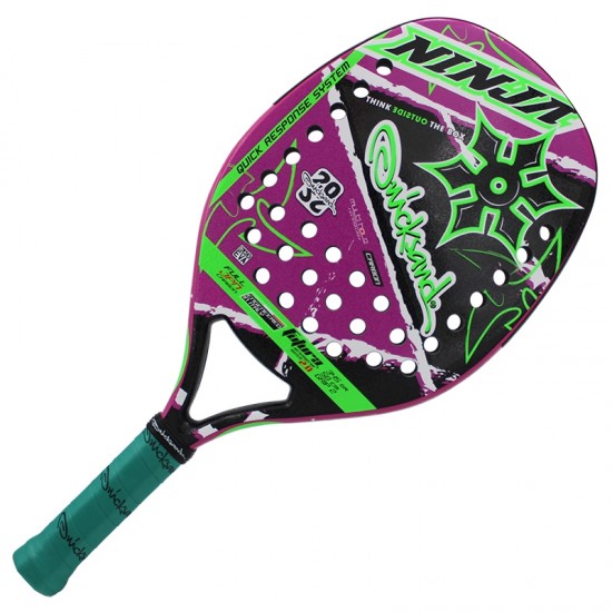 RAQUETE QUICKSAND BEACH TENNIS NINJA 2022 - VERDE/ROXO